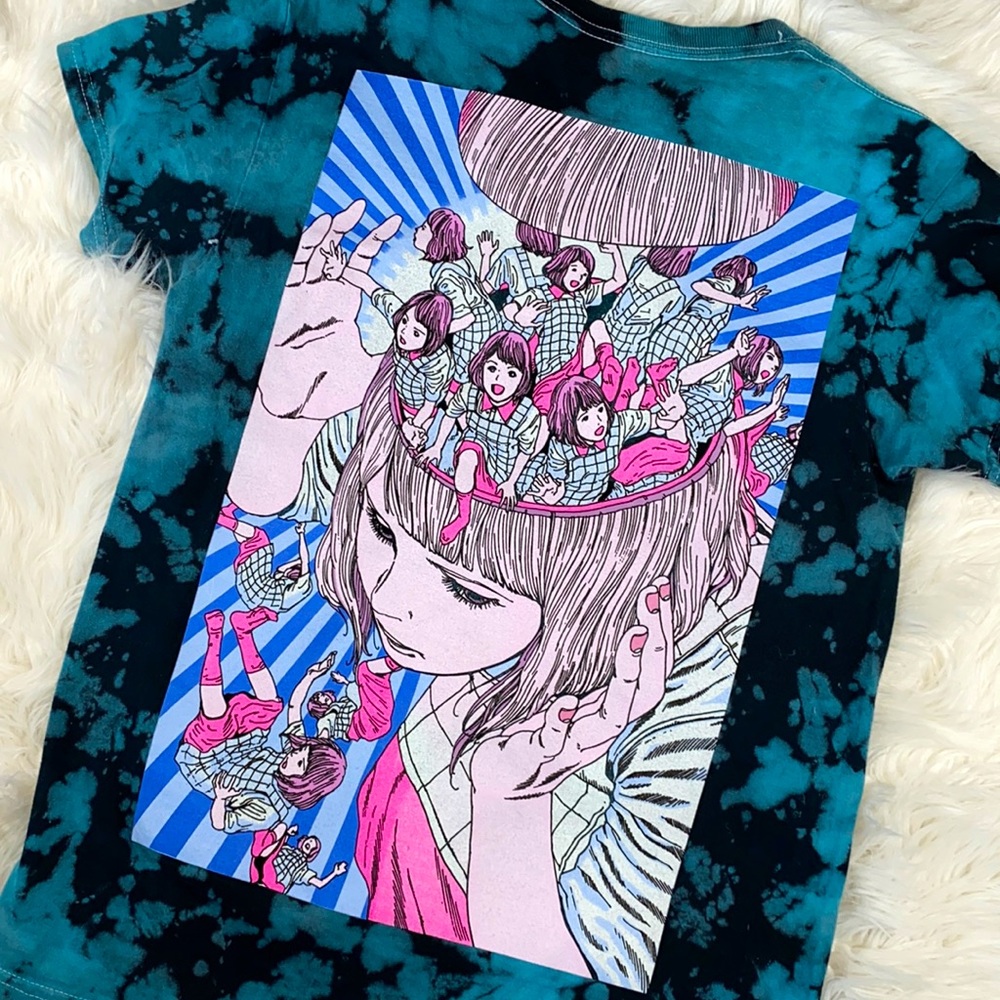 UO • Dementia 21 Kago Tie Dye Graphic Tee